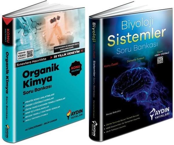 Aydın 2024 Ayt Organik Kimya + Sistemler Soru Seti 2 Kitap - Aydın Yayınları - Image 1