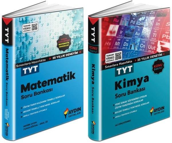 Aydın 2024 Tyt Matematik + Kimya Soru Seti 2 Kitap - Aydın Yayınları - Image 1