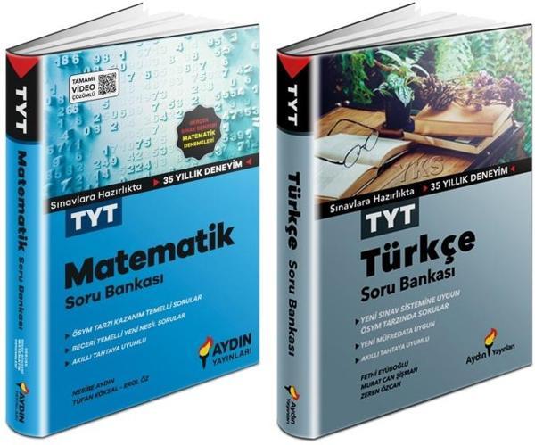 Aydın 2024 Tyt Matematik + Türkçe Soru Seti 2 Kitap - Aydın Yayınları - Image 1