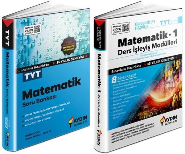 Aydın 2024 Tyt Matematik Soru + Ders İşleyiş Modülü Seti 2 Kitap - Aydın Yayınları - Image 1