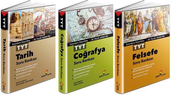 Aydın 2024 Tyt Tarih + Coğrafya + Felsefe Soru Seti 3 Kitap - Aydın Yayınları - Image 1