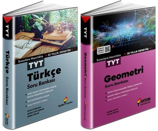 Aydın 2024 Tyt Türkçe + Geometri Soru Seti 2 Kitap - Aydın Yayınları - Image 1