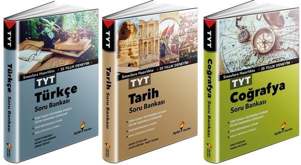 Aydın 2024 Tyt Türkçe + Tarih + Coğrafya Soru Seti 3 Kitap - Aydın Yayınları - Image 1