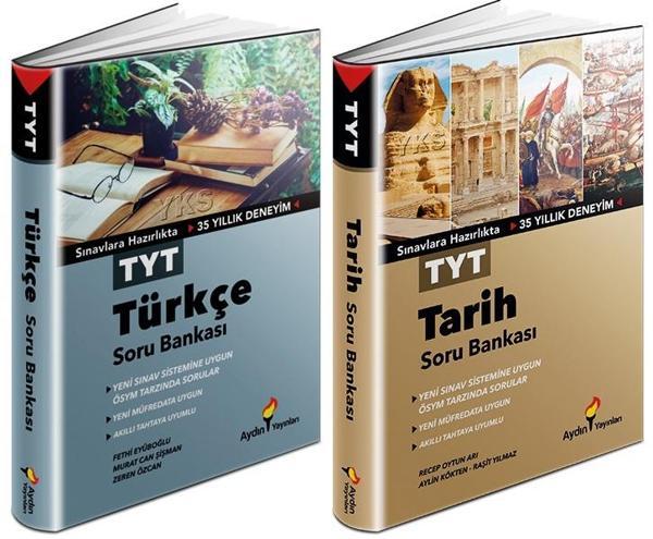 Aydın 2024 Tyt Türkçe + Tarih Soru Seti 2 Kitap - Aydın Yayınları - Image 1