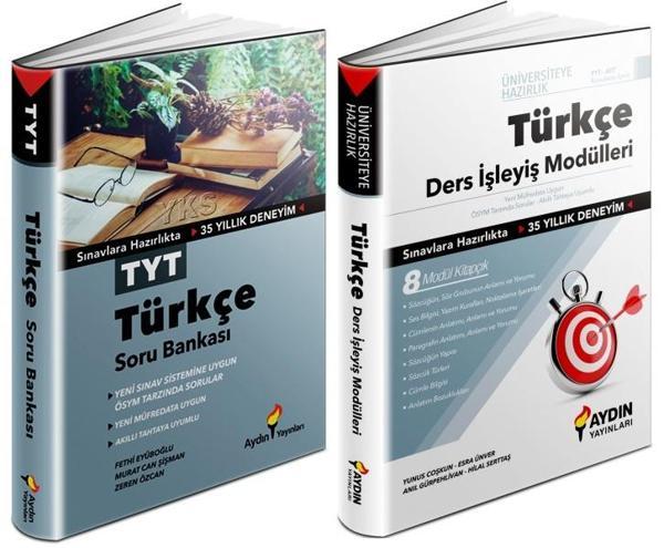 Aydın 2024 Tyt Türkçe Soru + Ders İşleyiş Seti 2 Kitap - Aydın Yayınları - Image 1