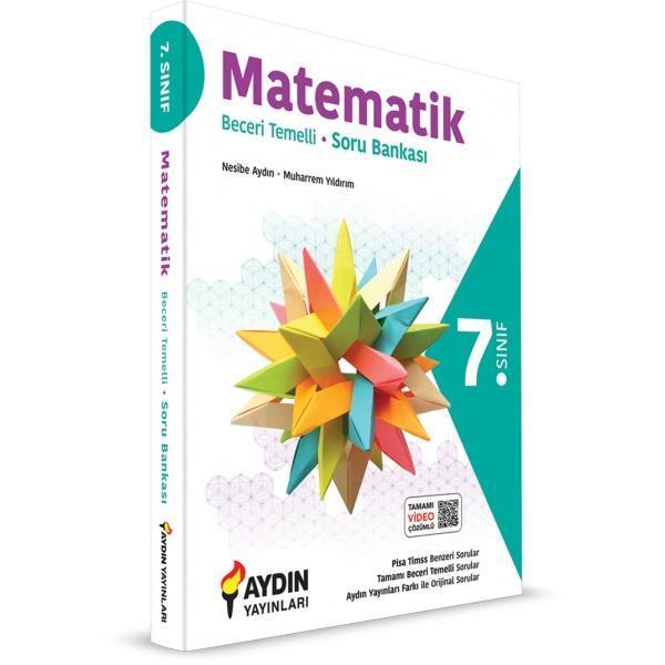 Aydın 7. Sınıf Matematik Beceri Temelli Soru Bankası 2023 - Aydın Yayınları - Image 1