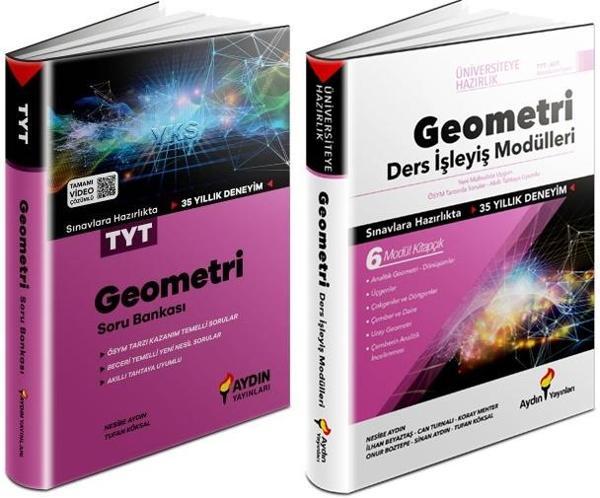 Aydın 2024 Tyt Geometri Soru + Ders İşleyiş Seti 2 Kitap - Aydın Yayınları - Image 1