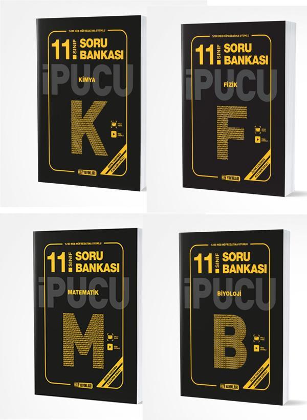Hız 11. Sınıf Matematik Fizik Kimya Biyoloji Soru Seti 4 Kitap 2023 - Hız Yayınları - Image 1
