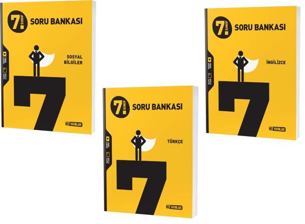 Hız 2024 7. Sınıf Türkçe + Sosyal + İngilizce Soru Seti 3 Kitap - Hız Yayınları - Image 1