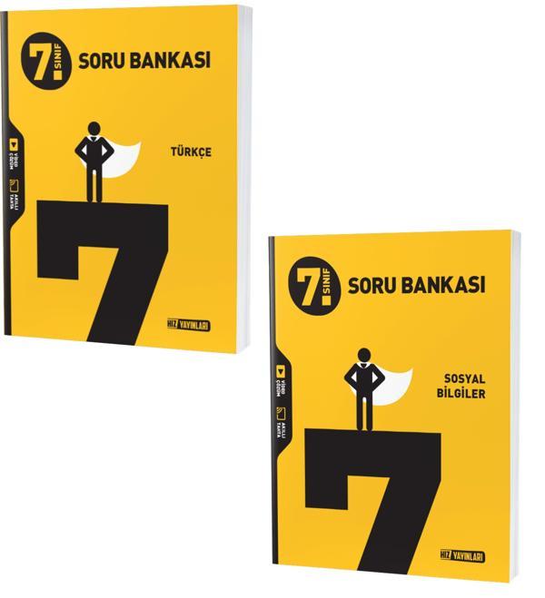 Hız 2024 7. Sınıf Türkçe + Sosyal Bilgiler Soru Seti 2 Kitap - Hız Yayınları - Image 1
