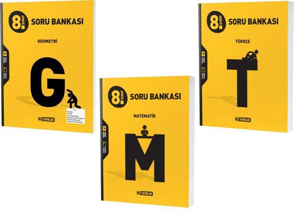 Hız Lgs 2024 8. Sınıf Matematik + Geometri + Türkçe Soru Seti 3 Kitap - Hız Yayınları - Image 1