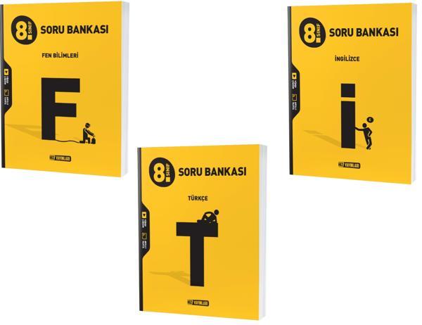 Hız Lgs 2024 8. Sınıf Fen Bilimleri + Türkçe + İngilizce Soru Seti 3 Kitap - Hız Yayınları - Image 1