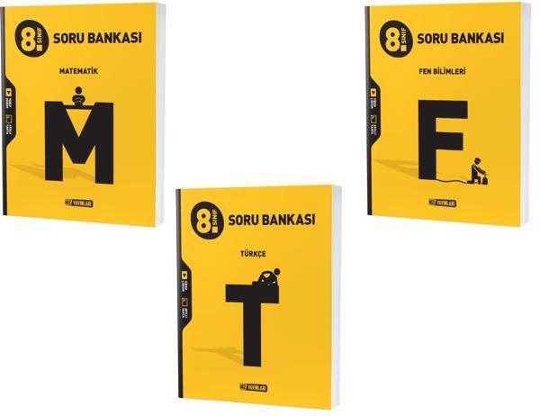 Hız Lgs 2024 8. Sınıf Matematik + Türkçe + Fen Soru Seti 3 Kitap - Hız Yayınları - Image 1