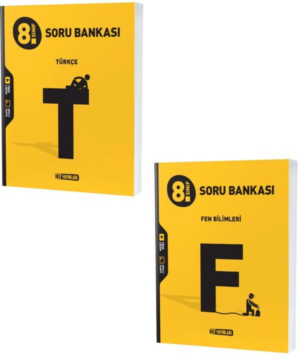 Hız Lgs 2024 8. Sınıf Türkçe + Fen Bilimleri Soru Seti 2 Kitap - Hız Yayınları - Image 1