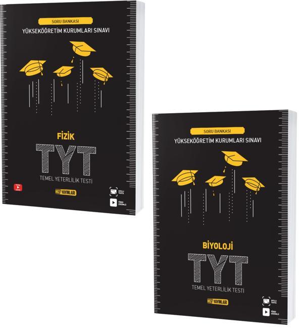 Hız Tyt Fizik + Biyoloji Soru Bankası Seti 2 Kitap 2023 - Hız Yayınları - Image 1