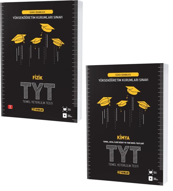 Hız Tyt Fizik + Kimya Soru Bankası Seti 2 Kitap 2023 - Hız Yayınları - Image 1