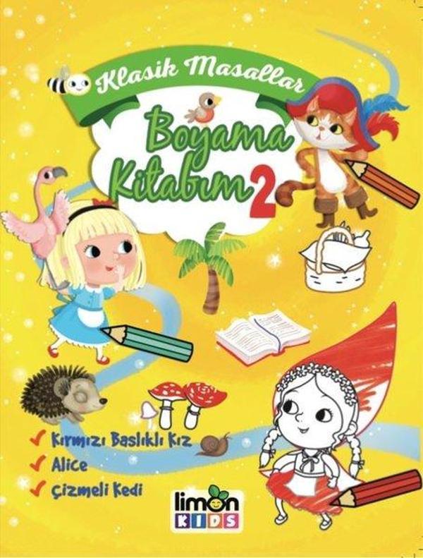 Klasik Masallar Boyama Kitabım-2 - Limonkids - Image 1
