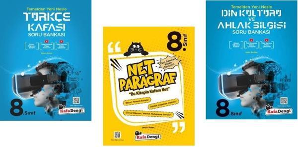 Kafadengi 2024 8. Sınıf Lgs Türkçe + Paragraf + Din Kafası Soru Seti 3 Kitap - Kafa Dengi - Image 1