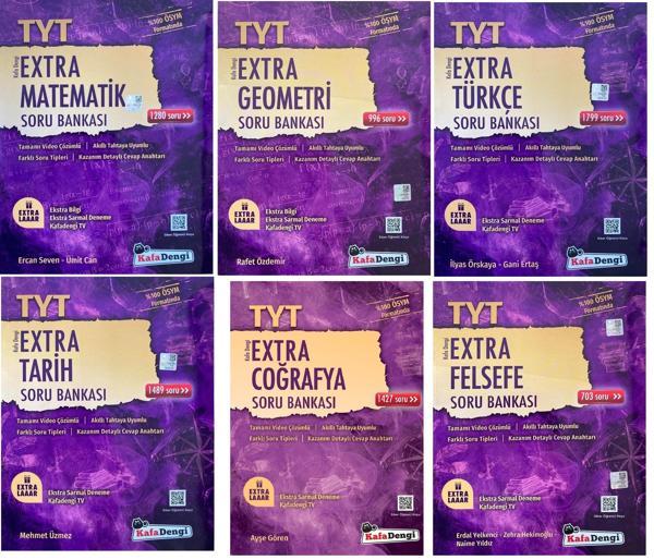 Kafadengi 2024 Tyt Eşit Ağırlık Extra Soru Bankası Seti 6 Kitap - Kafa Dengi - Image 1