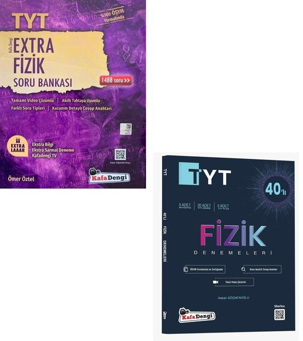 Kafadengi 2024 Tyt Fizik Extra Soru + Deneme Seti 2 Kitap - Kafa Dengi - Image 1