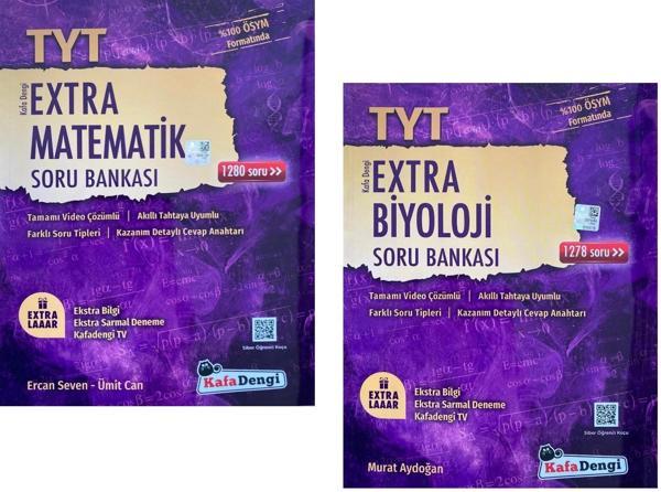 Kafadengi 2024 Tyt Matematik + Biyoloji Extra Soru Seti 2 Kitap - Kafa Dengi - Image 1