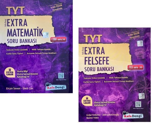 Kafadengi 2024 Tyt Matematik + Felsefe Extra Soru Seti 2 Kitap - Kafa Dengi - Image 1