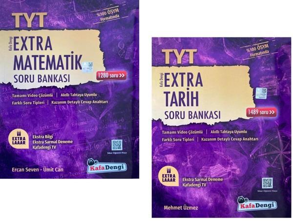 Kafadengi 2024 Tyt Matematik + Tarih Extra Soru Seti 2 Kitap - Kafa Dengi - Image 1