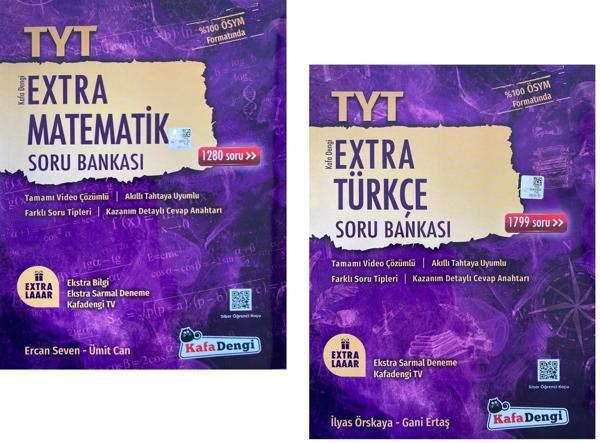 Kafadengi 2024 Tyt Matematik + Türkçe Extra Soru Seti 2 Kitap - Kafa Dengi - Image 1
