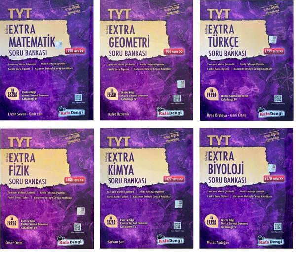 Kafadengi 2024 Tyt Sayısal Extra Soru Bankası Seti 6 Kitap - Kafa Dengi - Image 1