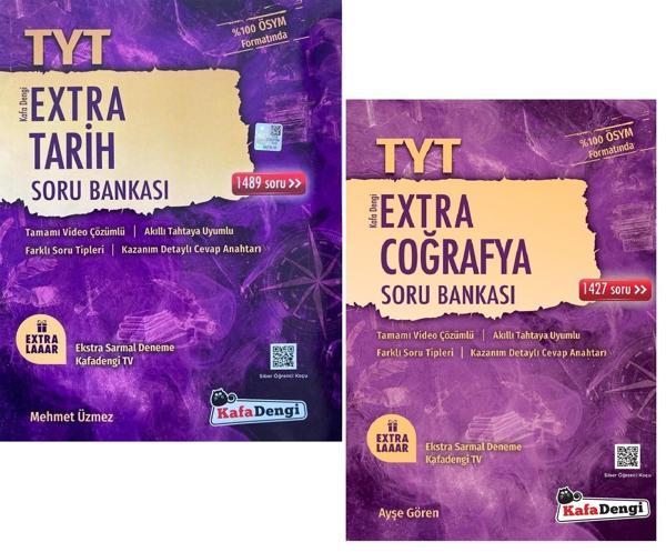 Kafadengi 2024 Tyt Tarih + Coğrafya Extra Soru Seti 2 Kitap - Kafa Dengi - Image 1