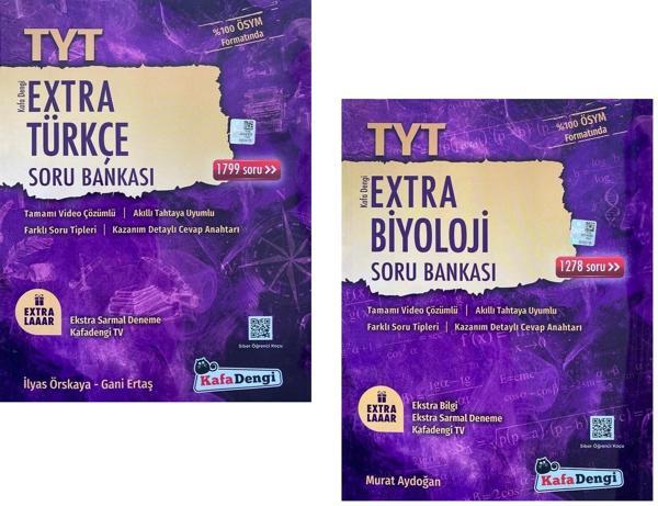 Kafadengi 2024 Tyt Türkçe + Biyoloji Extra Soru Seti 2 Kitap - Kafa Dengi - Image 1