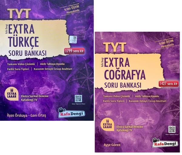 Kafadengi 2024 Tyt Türkçe + Coğrafya Extra Soru Seti 2 Kitap - Kafa Dengi - Image 1