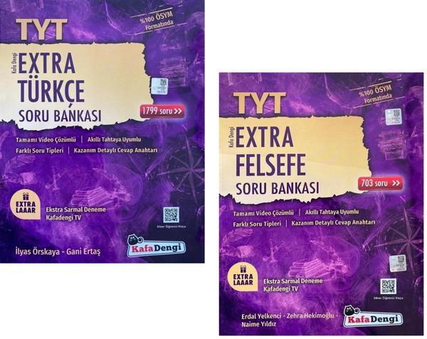 Kafadengi 2024 Tyt Türkçe + Felsefe Extra Soru Seti 2 Kitap - Kafa Dengi - Image 1