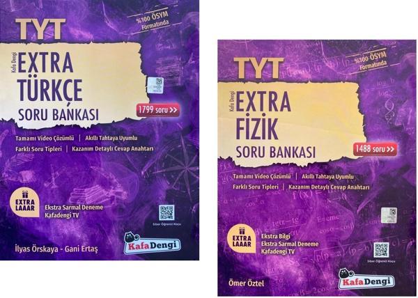 Kafadengi 2024 Tyt Türkçe + Fizik Extra Soru Seti 2 Kitap - Kafa Dengi - Image 1