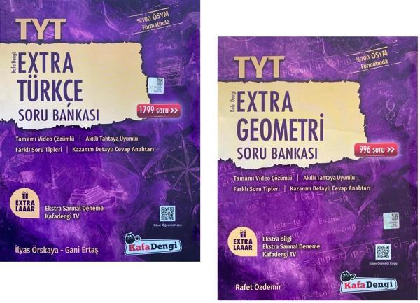 Kafadengi 2024 Tyt Türkçe + Geometri Extra Soru Seti 2 Kitap - Kafa Dengi - Image 1