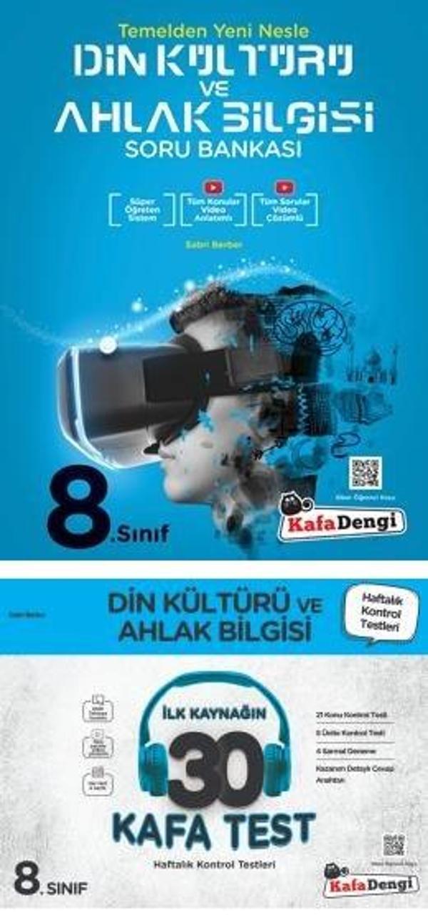 Kafadengi 2024 8. Sınıf Lgs Din Kafası Soru + Kafa Test Seti 2 Kitap - Kafa Dengi - Image 1