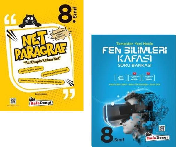 Kafadengi 2024 8. Sınıf Lgs Fen Bilimleri + Paragraf Kafası Soru Seti 2 Kitap - Kafa Dengi - Image 1