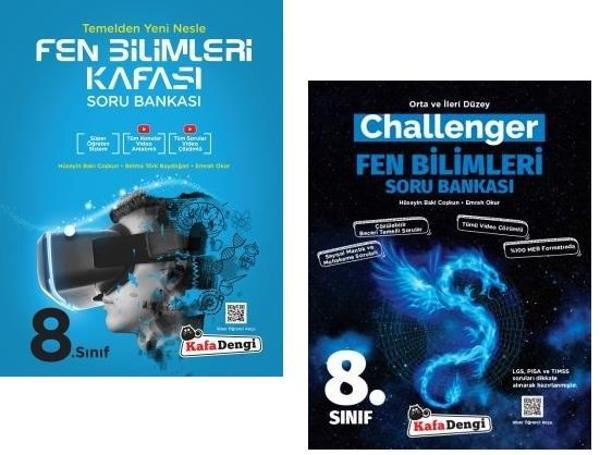 Kafadengi 2024 8. Sınıf Lgs Fen Bilimleri Kafası + Challenger Soru Seti 2 Kitap - Kafa Dengi - Image 1