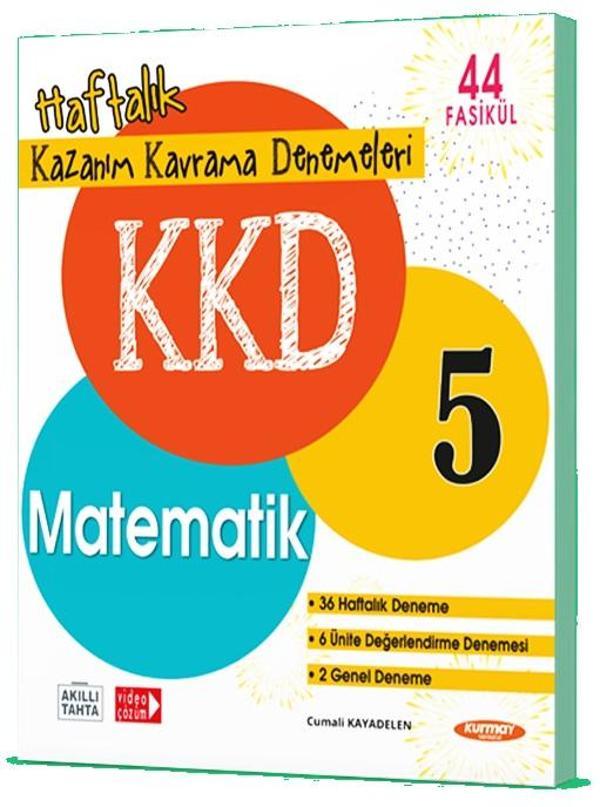 Kurmay 2024 5. Sınıf Matematik Kazanım Kavrama Denemeleri 44 Fasikül - Kurmay Yayınları - Image 1