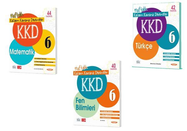 Kurmay 2024 6. Sınıf Matematik Türkçe Fen Kazanım Kavrama Deneme Kkd Seti - Kurmay Yayınları - Image 1