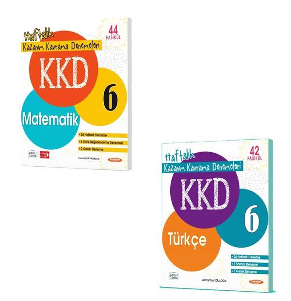Kurmay 2024 6. Sınıf Matematik Türkçe Kazanım Kavrama Deneme Kkd Seti - Kurmay Yayınları - Image 1