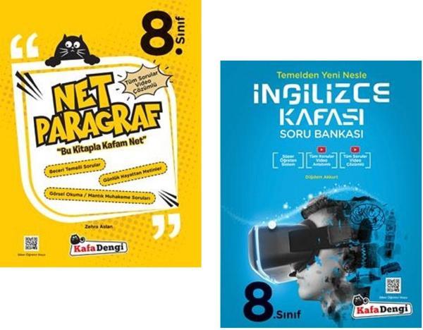Kafadengi 2024 8. Sınıf Lgs İngilizce + Paragraf Kafası Soru Seti 2 Kitap - Kafa Dengi - Image 1