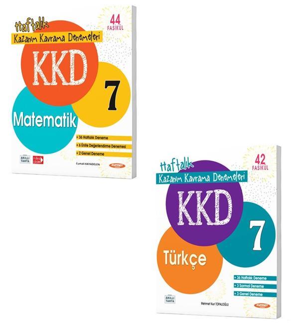Kurmay 2024 7. Sınıf Matematik Türkçe Kazanım Kavrama Deneme Kkd Seti - Kurmay Yayınları - Image 1