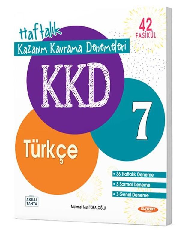 Kurmay 2024 7. Sınıf Türkçe Kazanım Kavrama Denemeleri 44 Fasikül - Kurmay Yayınları - Image 1