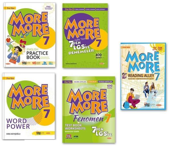 More & More 2024 7. Sınıf 5 Li Tam Set Pb+Tb+Wp+St+Reading - Kurmay Yayınları - Image 1