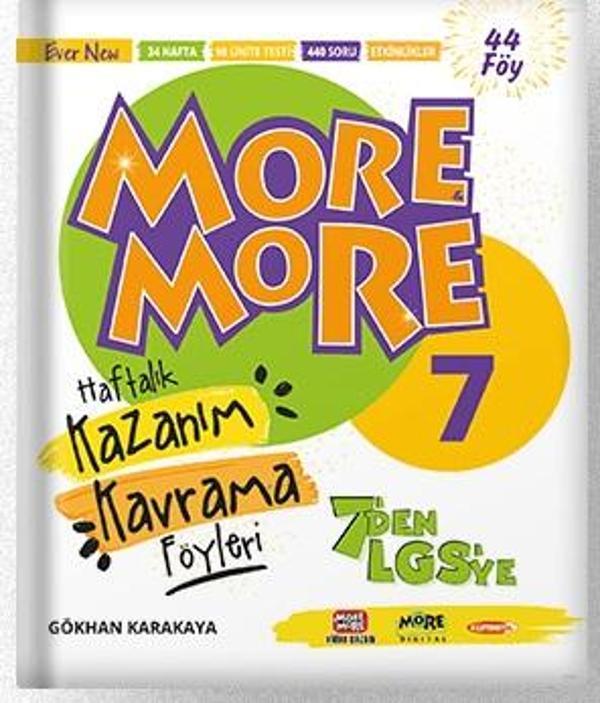 More & More 2024 7. Sınıf 7 Den Lgs Ye Kazanım Kavrama Föyleri - Kurmay Yayınları - Image 1