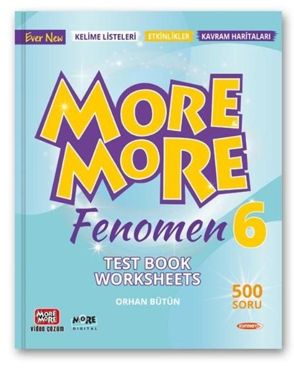 More & More 2024 6. Sınıf Fenomen Test Book - Kurmay Yayınları - Image 1