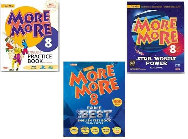 More & More 2024 8. Sınıf Lgs Pratice Book + Test Book + Words Power 3 Lü Set - Kurmay Yayınları - Image 1