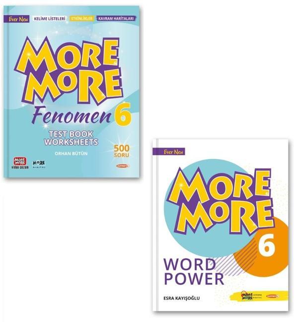 More & More 2024 6. Sınıf Test Book + Word Power - Kurmay Yayınları - Image 1