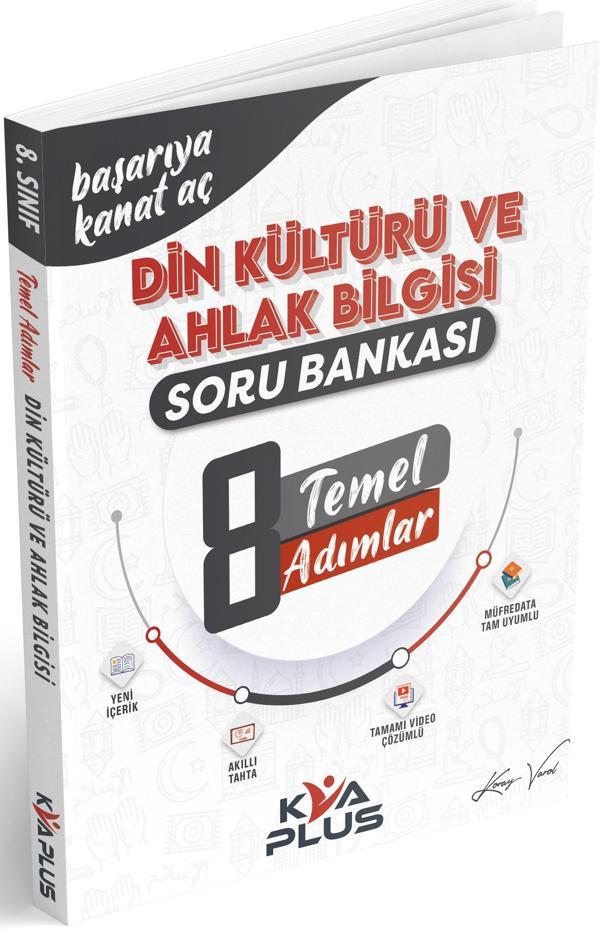 Kva 2024 8. Sınıf Din Kültürü Temel Adımlar Soru Bankası - KVA Yayınları - Image 1